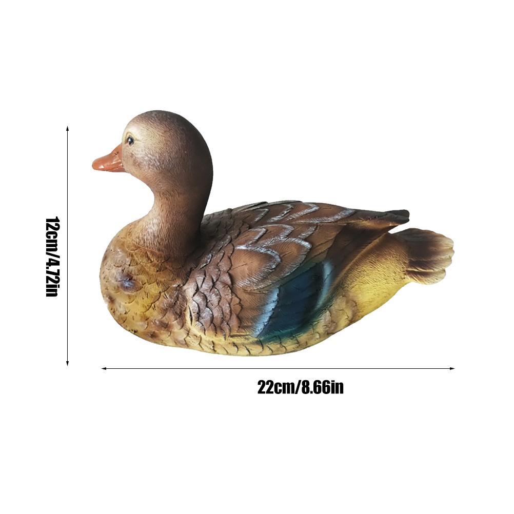 Schwimmende Ente Für Den Teich, Dekorative Statue Für Garten, Teich Oder Schwimmbad, Kunstharzskulptur.