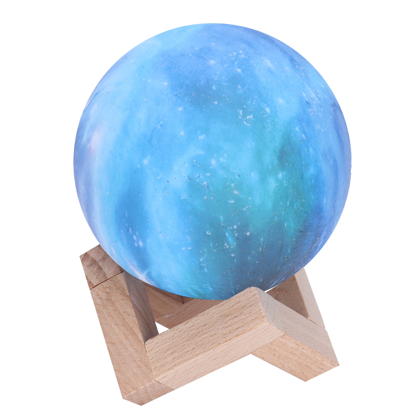 3d-usb-mondlampe, 3-farbiges Led-nachtlicht, Ideales Geschenk Zum Kindergeburtstag