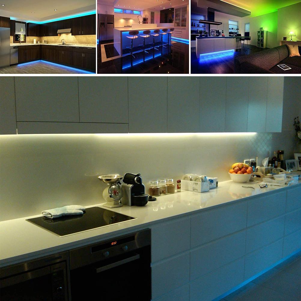 5v Usb Rgb Led-streifen, 16 Farben, 4 Modi, Wasserdicht, Flexibel, Mehrfarbiger Lichtstreifen Mit Fernbedienung
