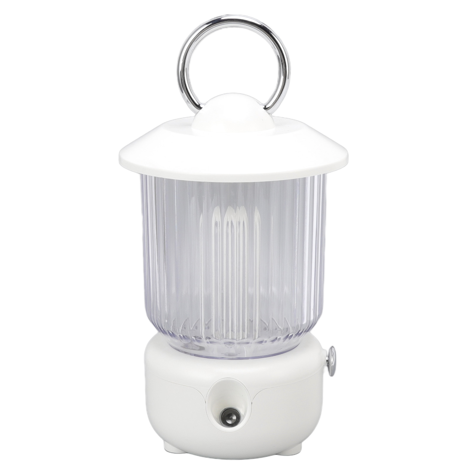 260ml Luftbefeuchterlampe, Usb-wiederaufladbar 5v 1a, Stufenloser Dimmer, 2 Nebelmodi, Weißes Nachtlicht, Büro.