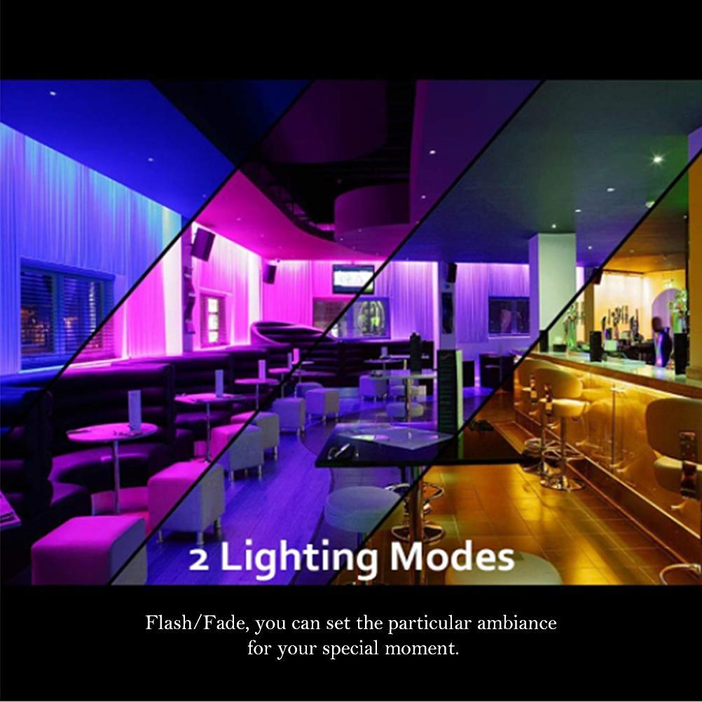 Gu10 Rgbw 3w Led-scheinwerfer Mit Fernbedienung, 2 Beleuchtungsmodi, Speicherfunktion Und Timer Für Bar, Bühne Und Party
