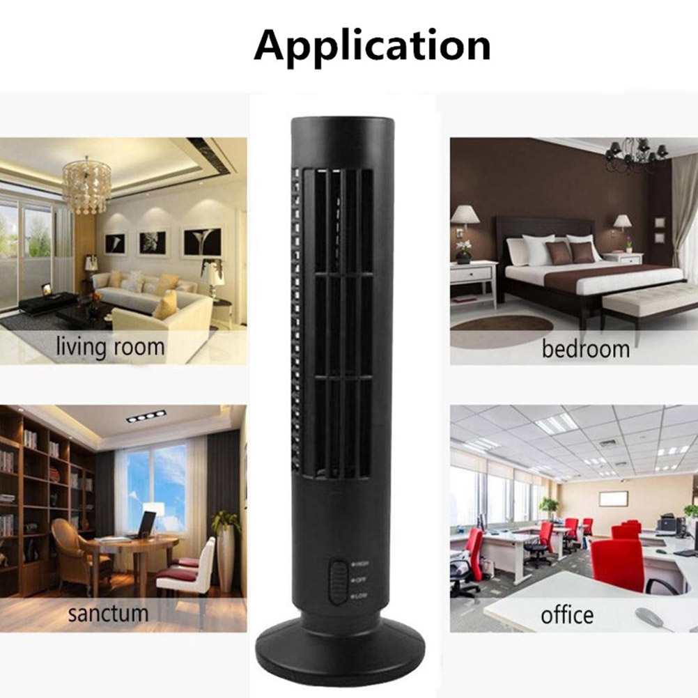 Tragbarer, Vertikaler Usb-ventilator Ohne Rotorblätter, Mini-turm-klimagerät Für Den Schreibtisch Zu Hause