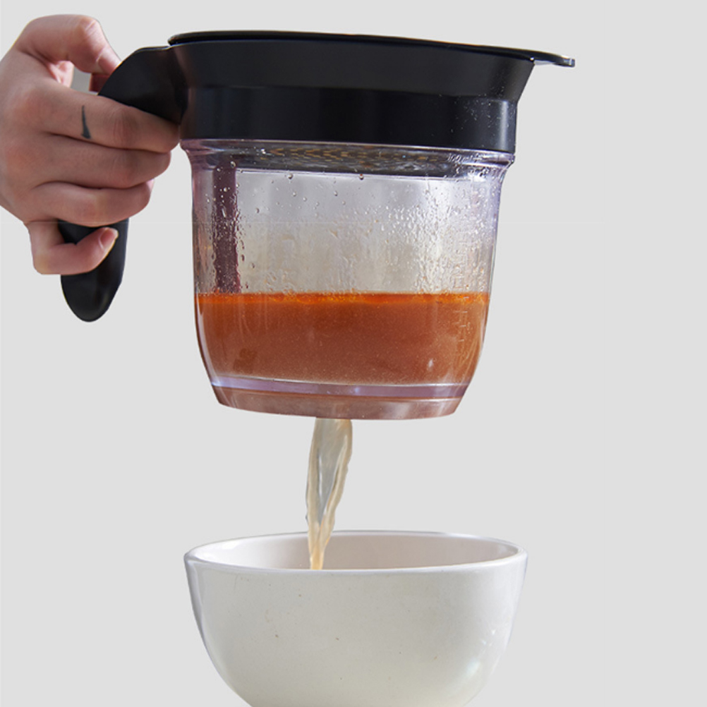 Küchenfettabscheider, Speiseölfilter, Saucenkaraffe Mit Praktischer Bodenablauffunktion