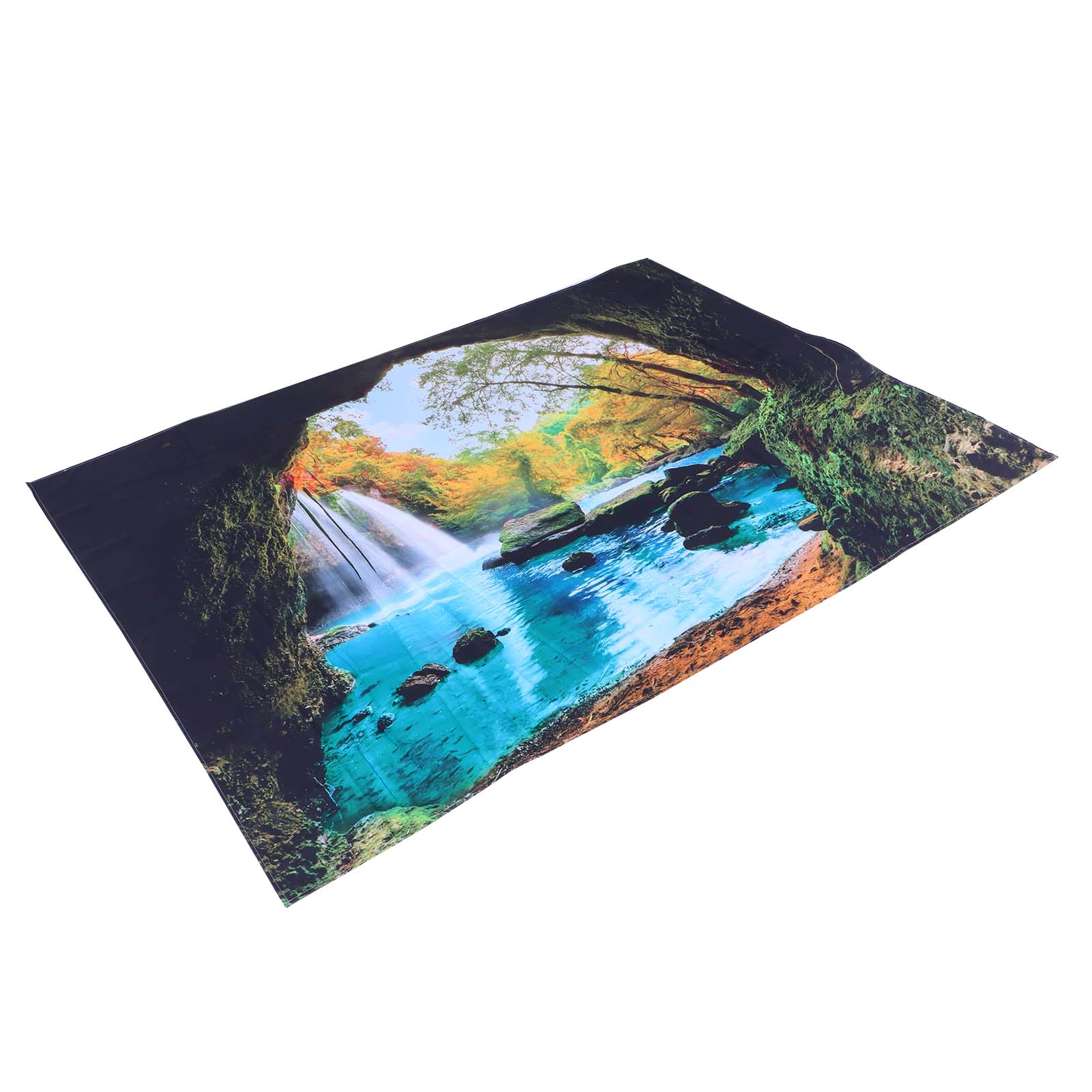 Wandteppich Mit Flusshöhlenlandschaft, 200x150 Cm, Schlafzimmerdekoration, Wandverkleidung Mit Panorama-naturmotiv.