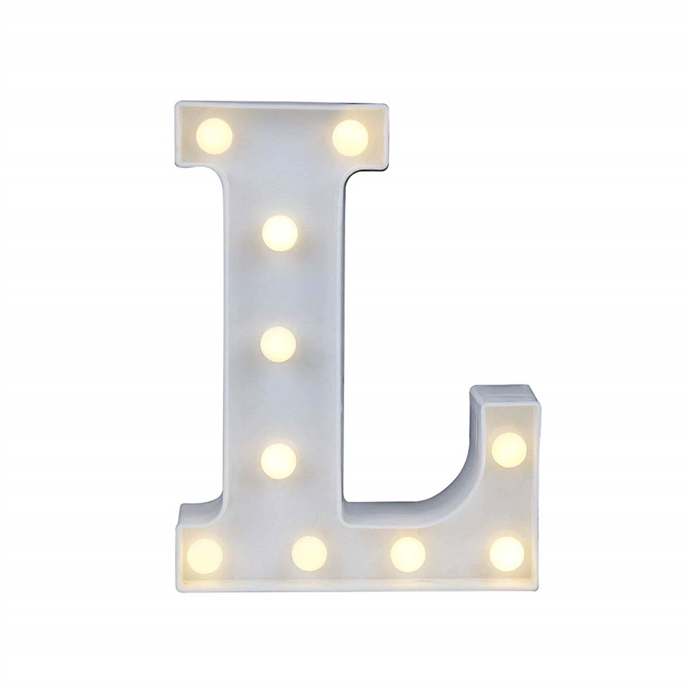 Led-alphabetlampe Mit 26 Buchstaben, Zahlen, Symbolen Und Leuchtenden Herzen Für Hochzeiten, Partys, Zuhause, Bars Und Als Abenddekoration.