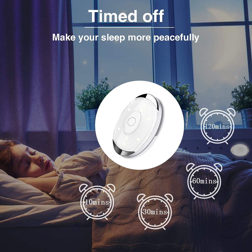 Set Mit 6 Kabellosen Led-tischleuchten Mit Fernbedienung, Warmweißes Schranklicht, Batterien Inklusive