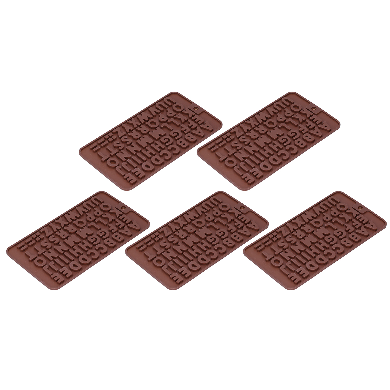 5-teilige Silikon-schokoladenform, Niedliche Formen, Für Pudding, Kuchen Und Selbstgebackenes Gebäck