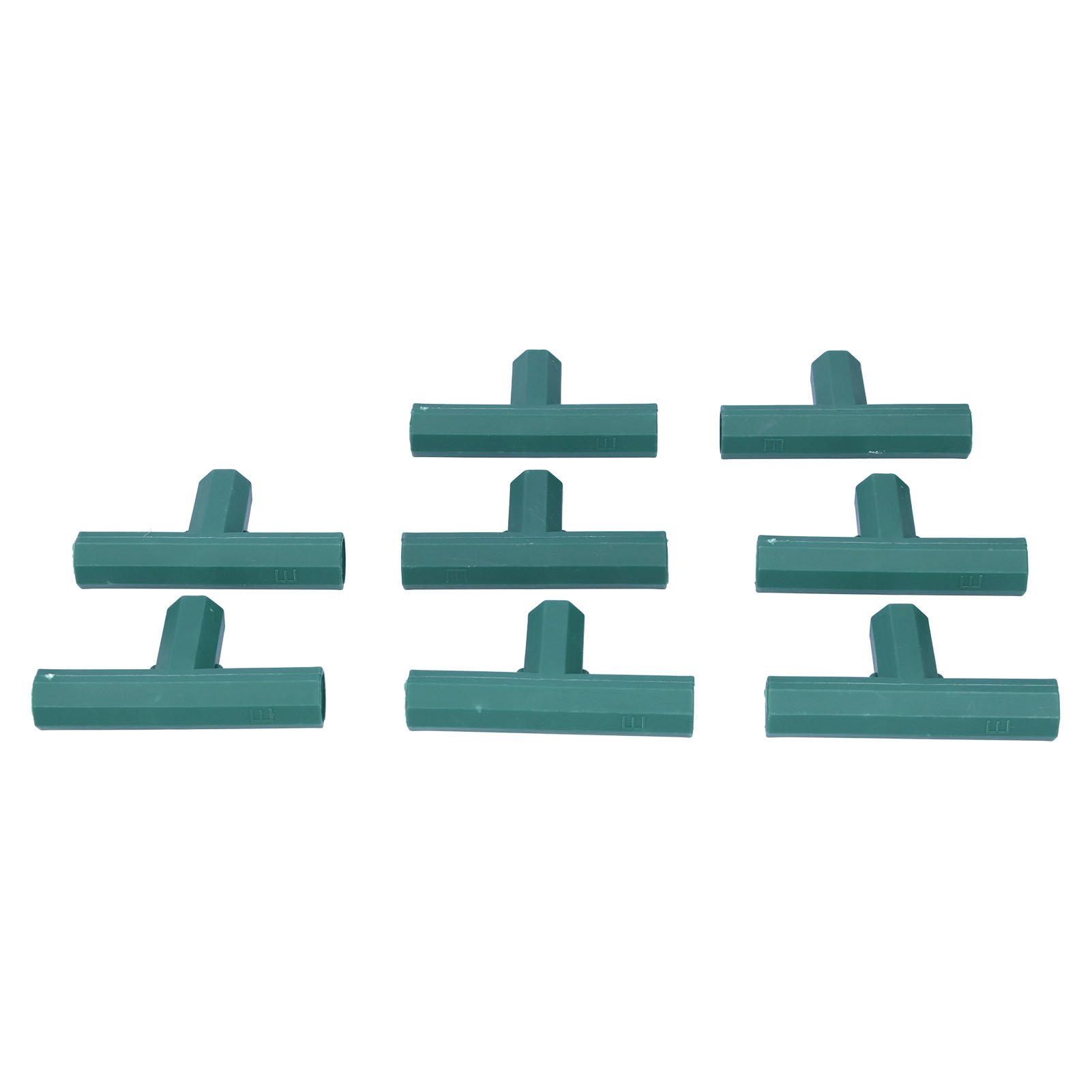 8-teiliges T-verbinder-set Für Gartenpfähle, Diy-pfahlgelenkadapter, 16-mm-pflanzenstütze.