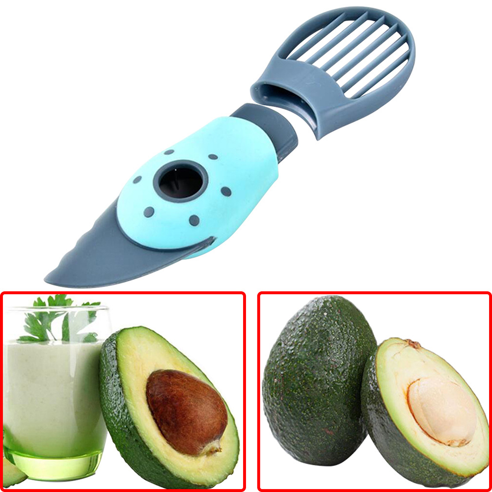 3-in-1 Gemüseschneider: Avocadoreibe, Entkerner Und Obstschneider, Multifunktionales Küchengerät.