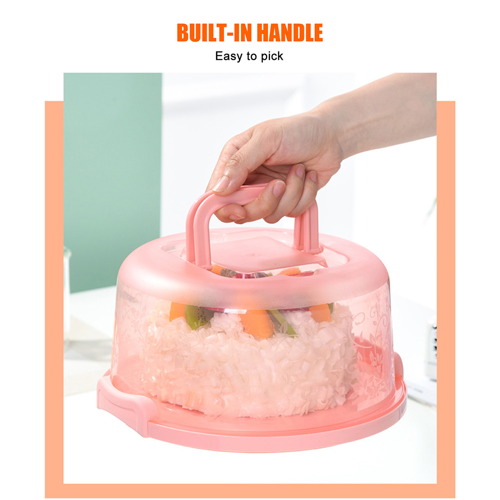 Tortenständer Mit Deckel, Dessertständer Mit Griff, Cupcake-ständer, Kuchenform Mit Boden.