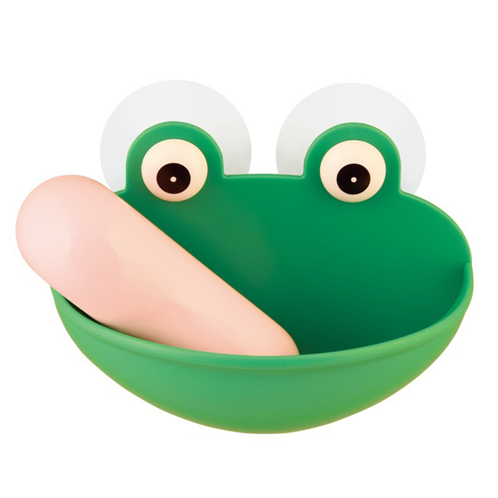 Wandseifenschale In Froschform Mit Saugnäpfen, Silikon-seifenhalter, Badezimmer