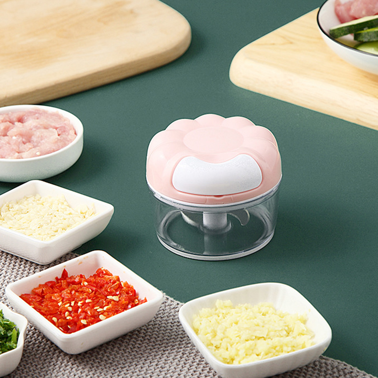 Mini-knoblauchschneider, -presse, -schäler Und -mahlwerk Für Ingwer, Chilischoten, Früchte, Gemüse Und Rosen