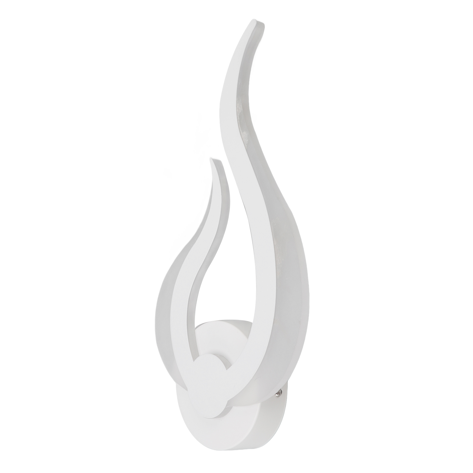 Led-wandleuchte In Flammenform, Schlichtes Design Aus Acryl Und Aluminiumlegierung, Wandleuchte Für Wohnzimmer, Arbeitszimmer, Flur, Schlafzimmer, 85-265v.