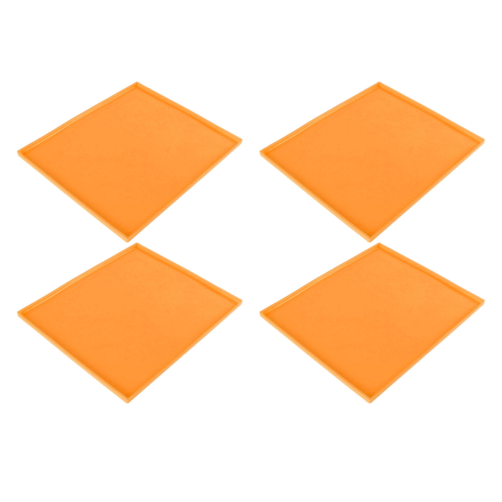 Silikon-dörrmatten, Lebensmittelecht, Hitzebeständig, Antihaftbeschichtet, Für Obstschalen, Mit Orangenrand