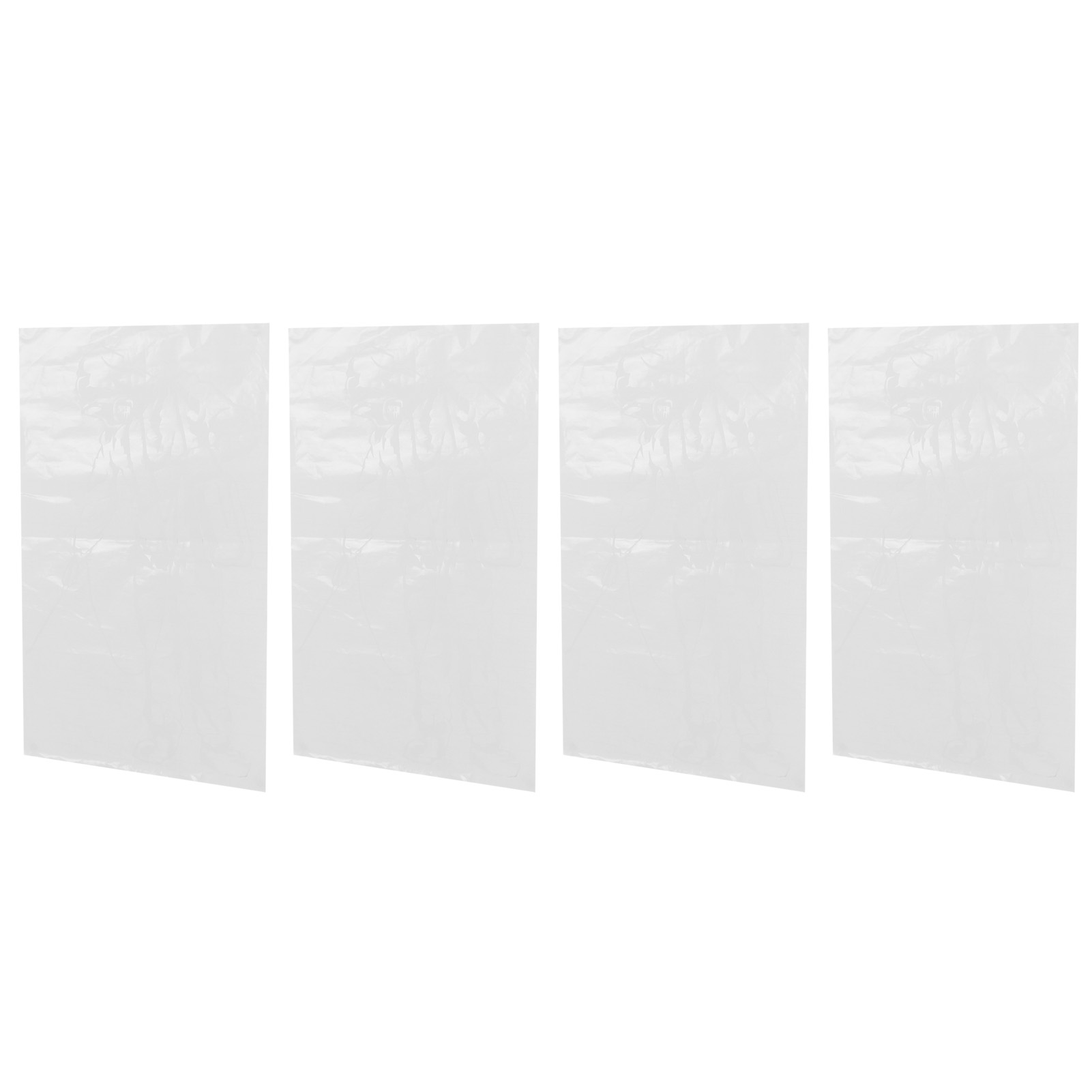Set Mit 4 Warnaufklebern Für Den Innen- Und Außenbereich Zur Verwendung An Wänden, Fenstern Und Glasflächen, Mit Englischen Slogans Und Hinweisen, 60 X 36,5 Cm