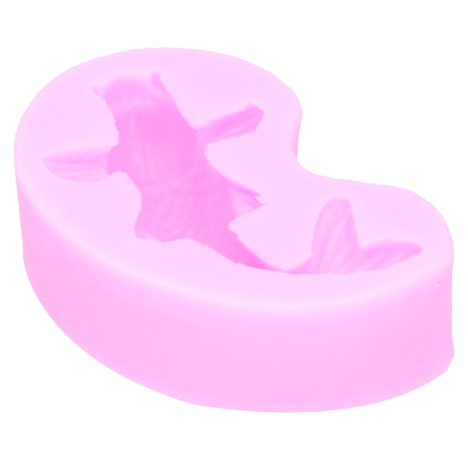 Diy-goldfischform Aus Flüssigem Silikon Für Fondant, Kuchen, Schokolade, Dekoration, Rosa