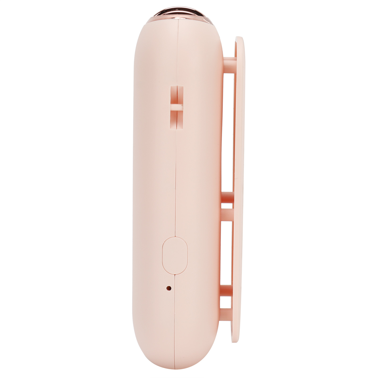 Mini-3-in-1-nackenventilator Zum Aufhängen Mit Usb-anschluss, Ohne Rotorblätter, Für Zuhause Und Draußen, Rosa