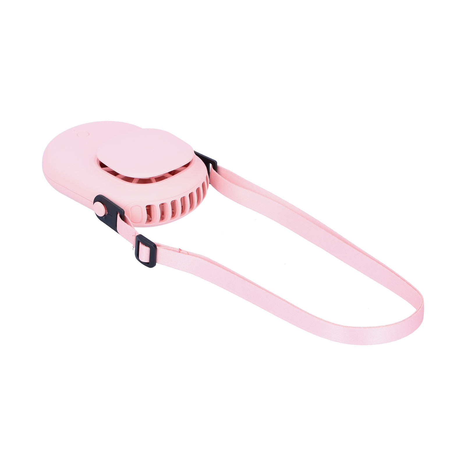 Mini-nackenventilator, Tragbar, Leise, Kabellos, Für Zuhause, Büro, Im Freien, Rosa.