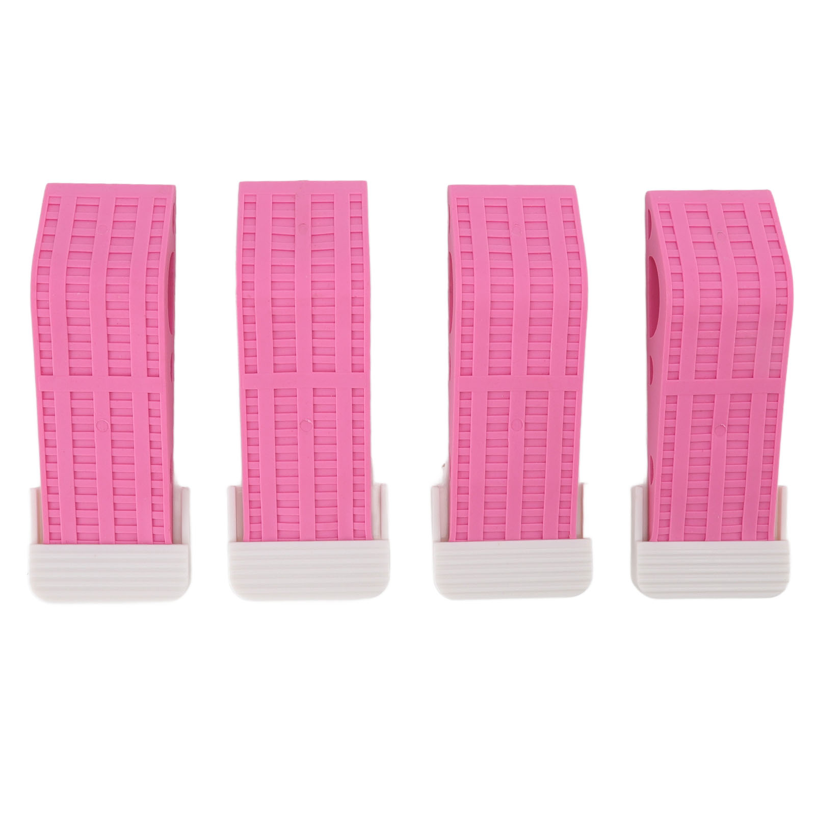 Set Mit 4 Rutschfesten Türkeilen Aus Gummi, Sicherheit, Rutschfeste Befestigung, Rosa.