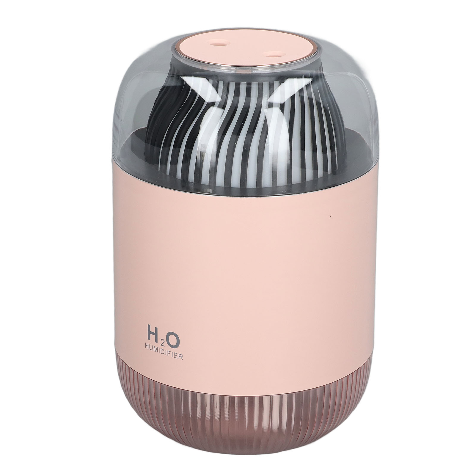 1000-ml-luftbefeuchter Mit Doppelsprühfunktion, Nachtlicht, Usb-aufladbar, Kaltnebel Für Zuhause, Rosa