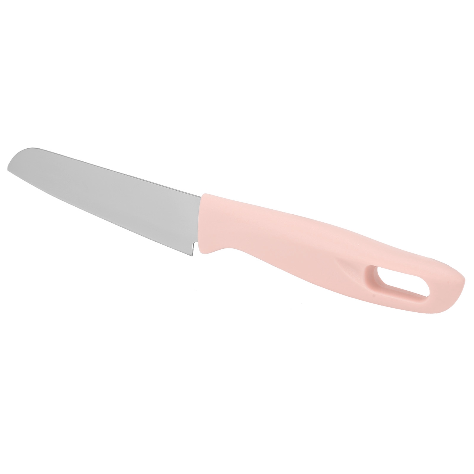 Tragbares Küchenmesser Aus Edelstahl, Obst- Und Melonenschneider Mit Etui, Rosa, Für Den Hausgebrauch