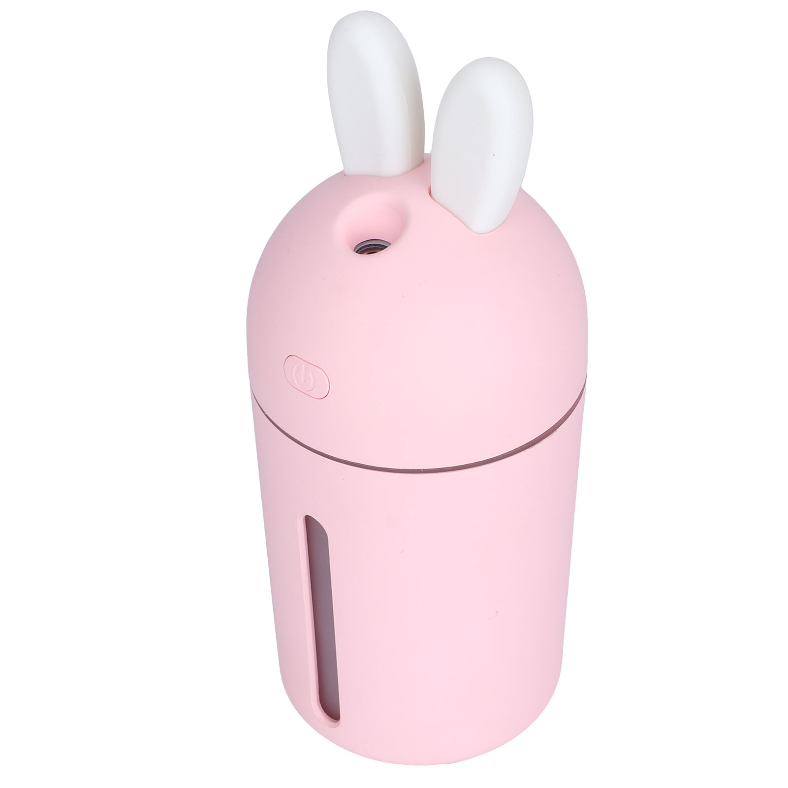 Mini-luftbefeuchter (200 Ml) Mit 3-stunden-timer, Nachtlicht, Usb-anschluss, Pink, Fürs Büro