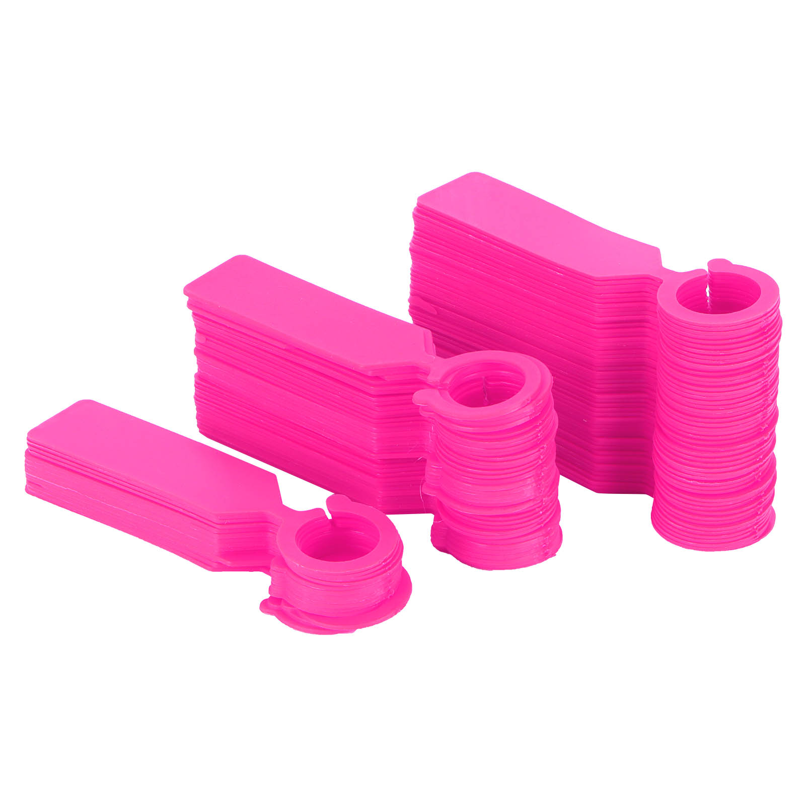 100 Hängende Pflanzenetiketten Für Den Garten, Rosa Blumenstecker 11 X 2,4 Cm, Gartenzubehör