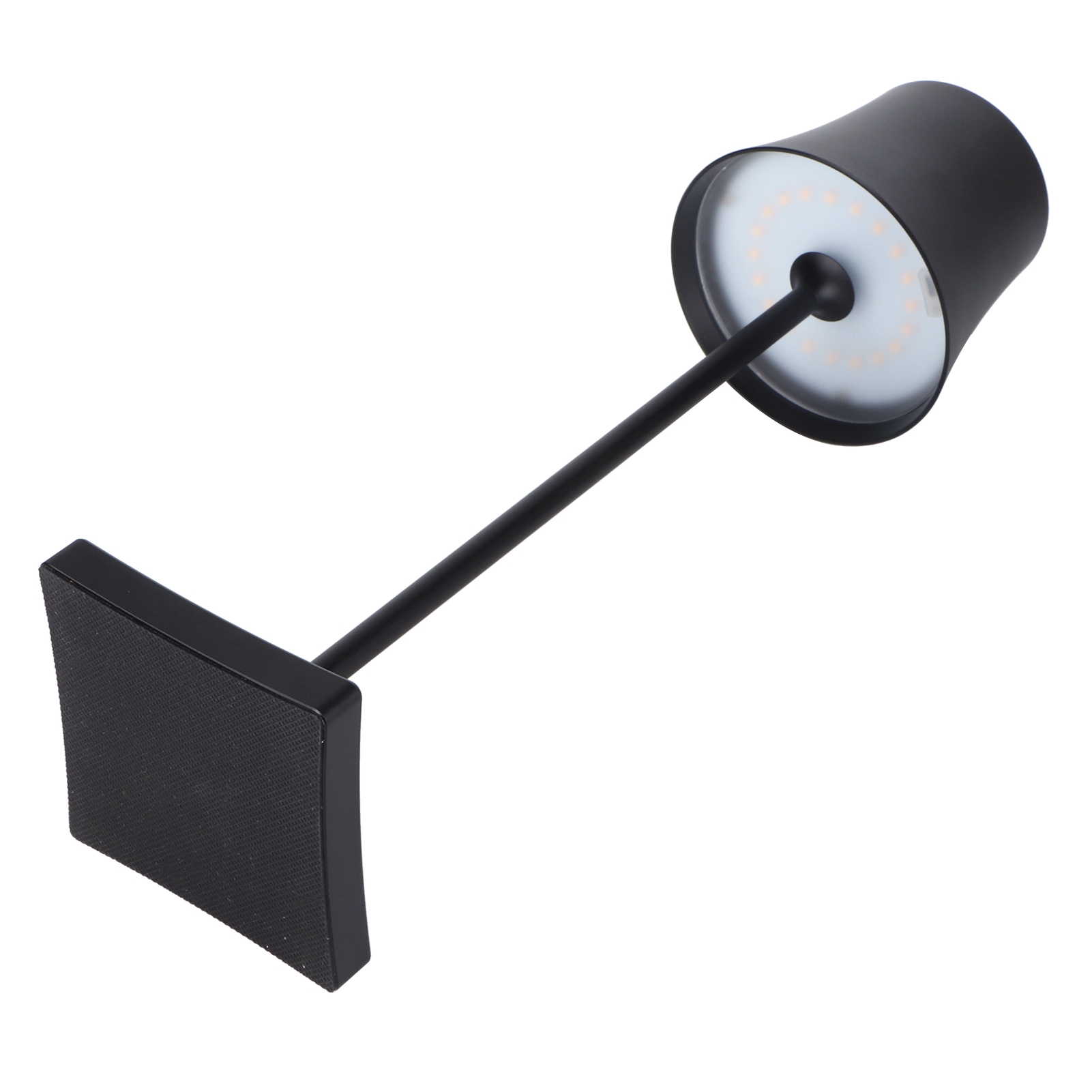 Wiederaufladbare Led-schreibtischlampe Mit Usb-anschluss, Touch-dimmfunktion, Schwarz, Für Wohnzimmer, Bar, Zum Lesen Und Für Bücher.
