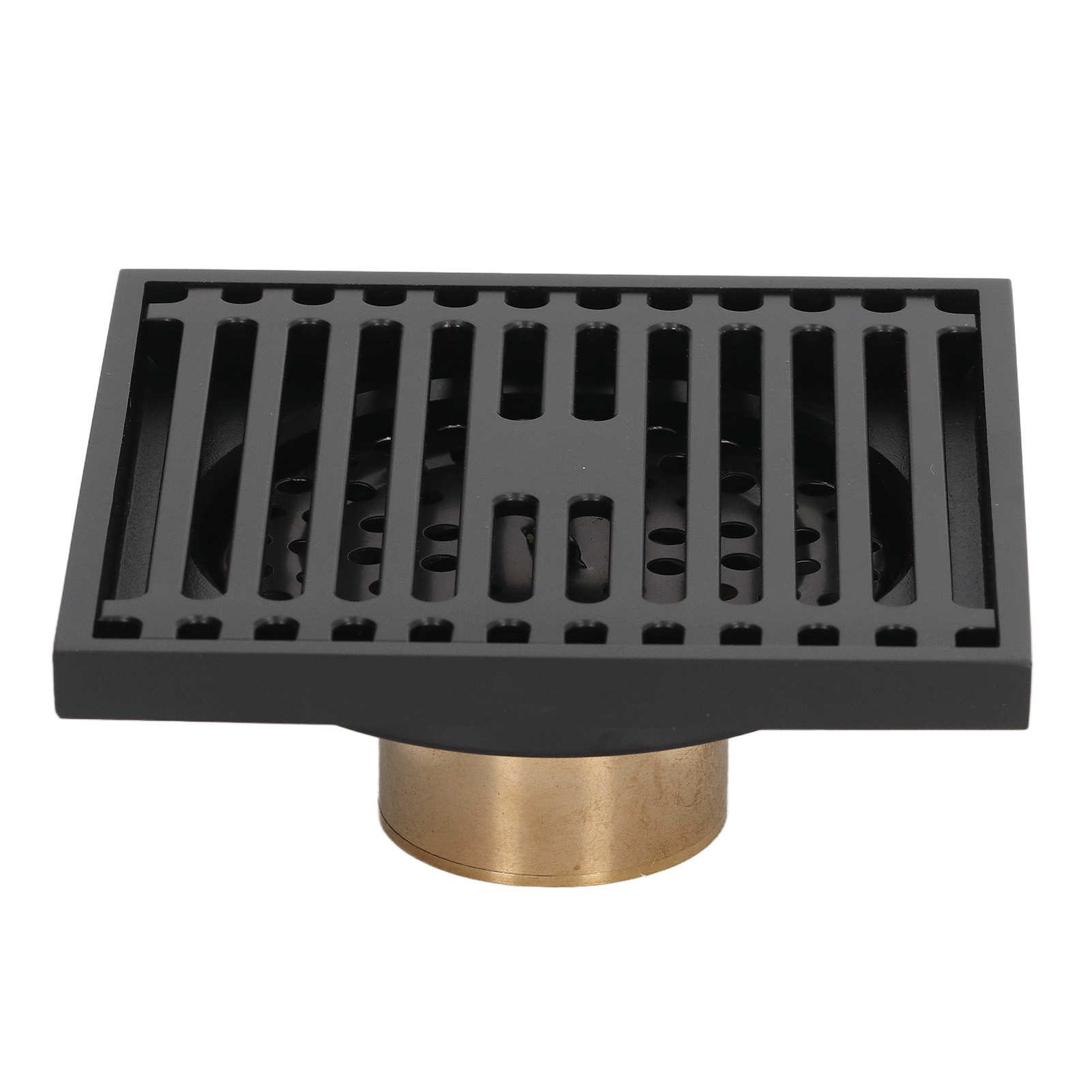 Hochleistungsfähiges, Schwarzes, Geruchsneutrales Kupfer-bodenablaufset Für Badezimmer, Toiletten, Balkone Und Flache Gewässer.