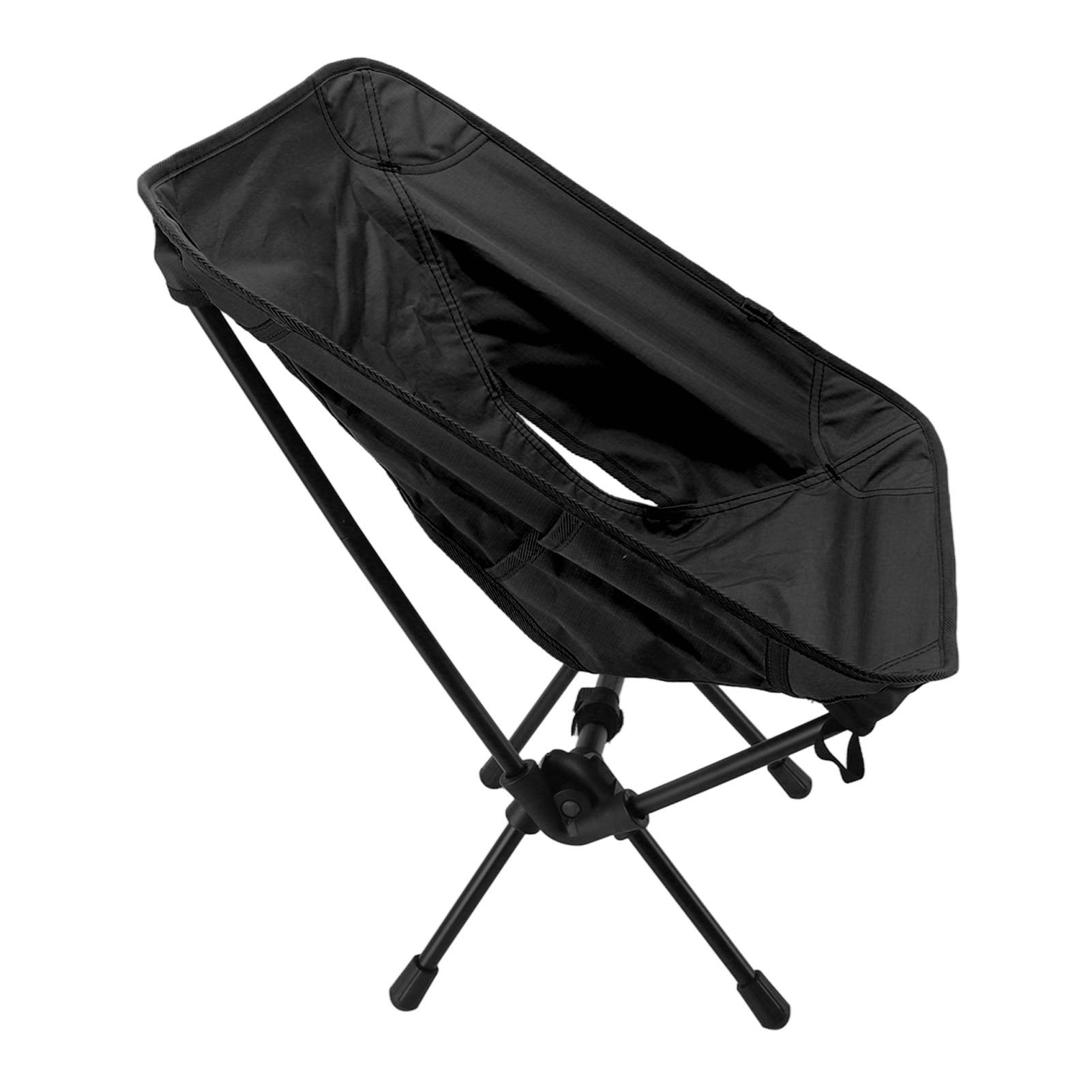 Tragbarer, Faltbarer Mondstuhl Für Kinder, Leicht, Ideal Zum Campen, Für Den Strand, Zum Angeln Und Zum Skizzieren, Schwarz.