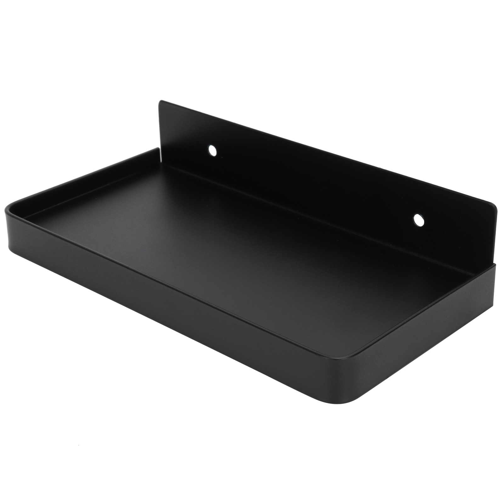 Wandmontierter Badezimmer-handyhalter, Dicke Ablagefläche 185 X 90 Mm, Schwarz, Wc-zubehör