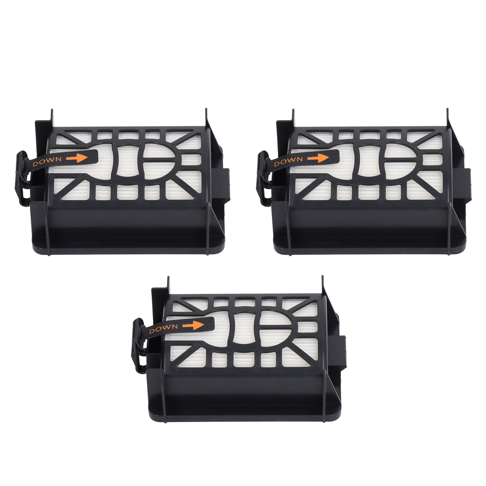 3 Ersatzfilter Für Die Saugroboter Av2501ae Und Av2502ae, Schwarzes Filterzubehör