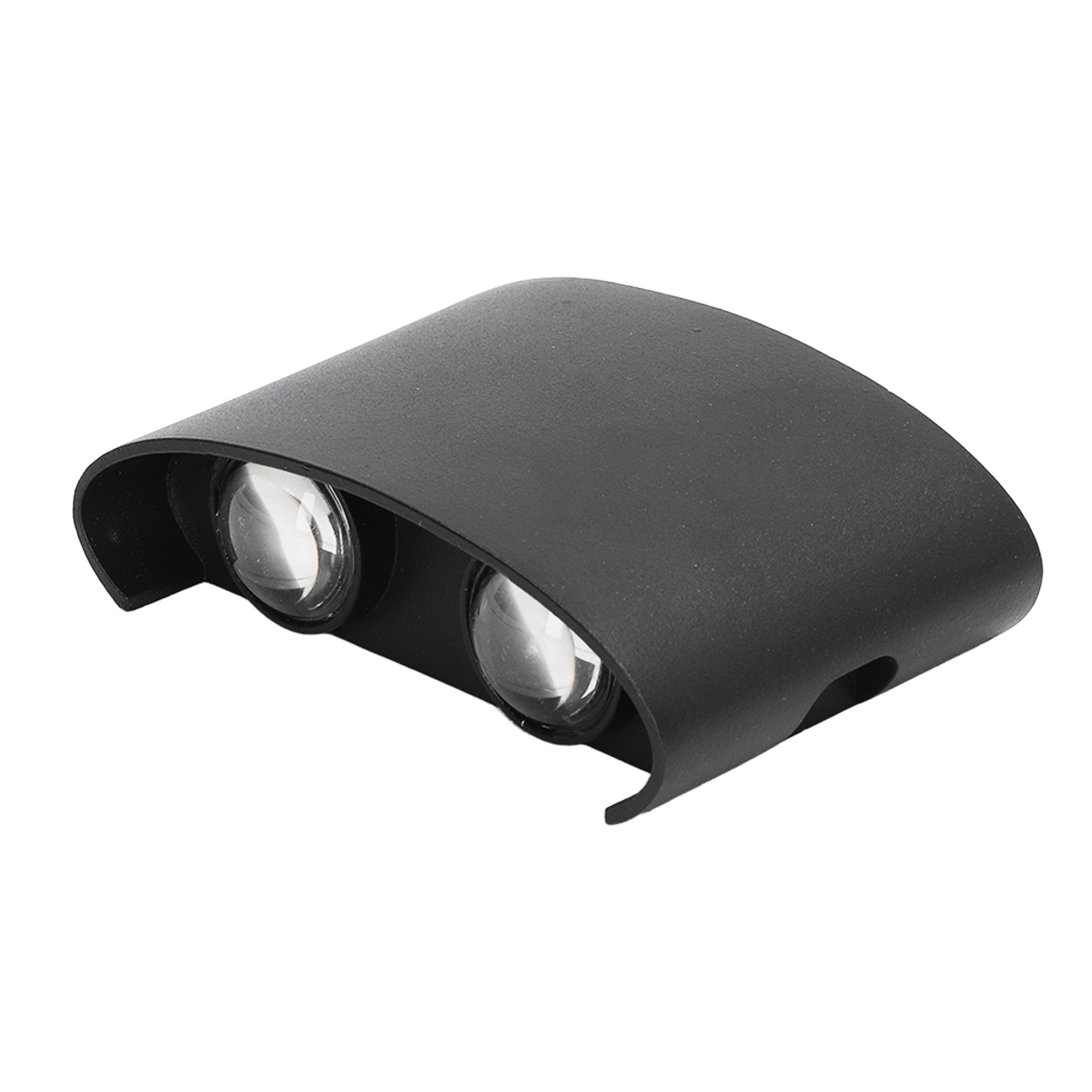 Moderne, Wasserdichte 4-w-led-wandleuchte, Schwarz, Warmweiß, 90–265 V, Für Die Innen- Und Außendekoration