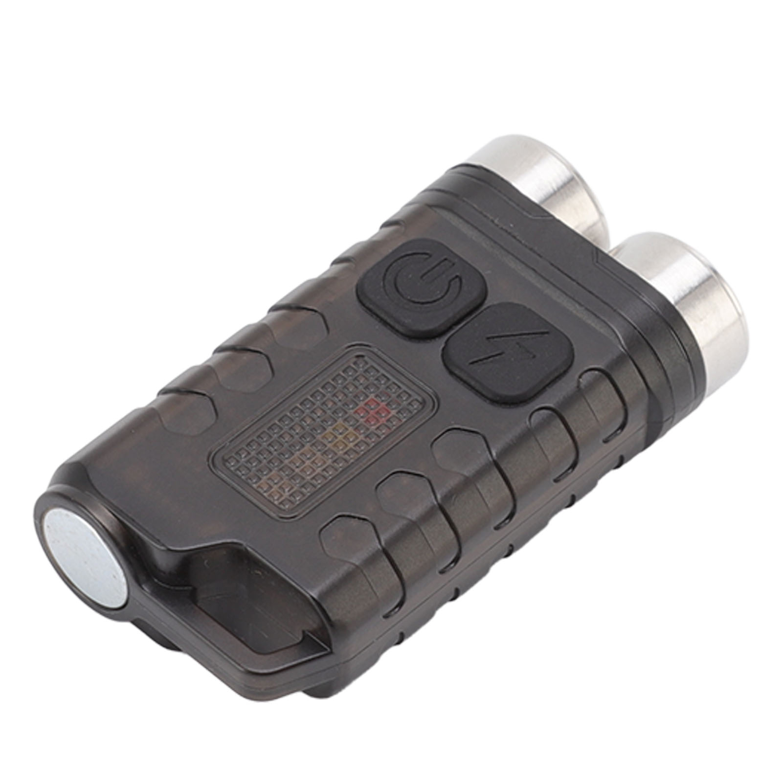 Wiederaufladbare Usb-schlüsselanhänger-taschenlampe V3, Mini-wasserdichte Outdoor-lampe, Camping, Wandern, Wartung, Tragbar, Magnetisch, Schwarz.