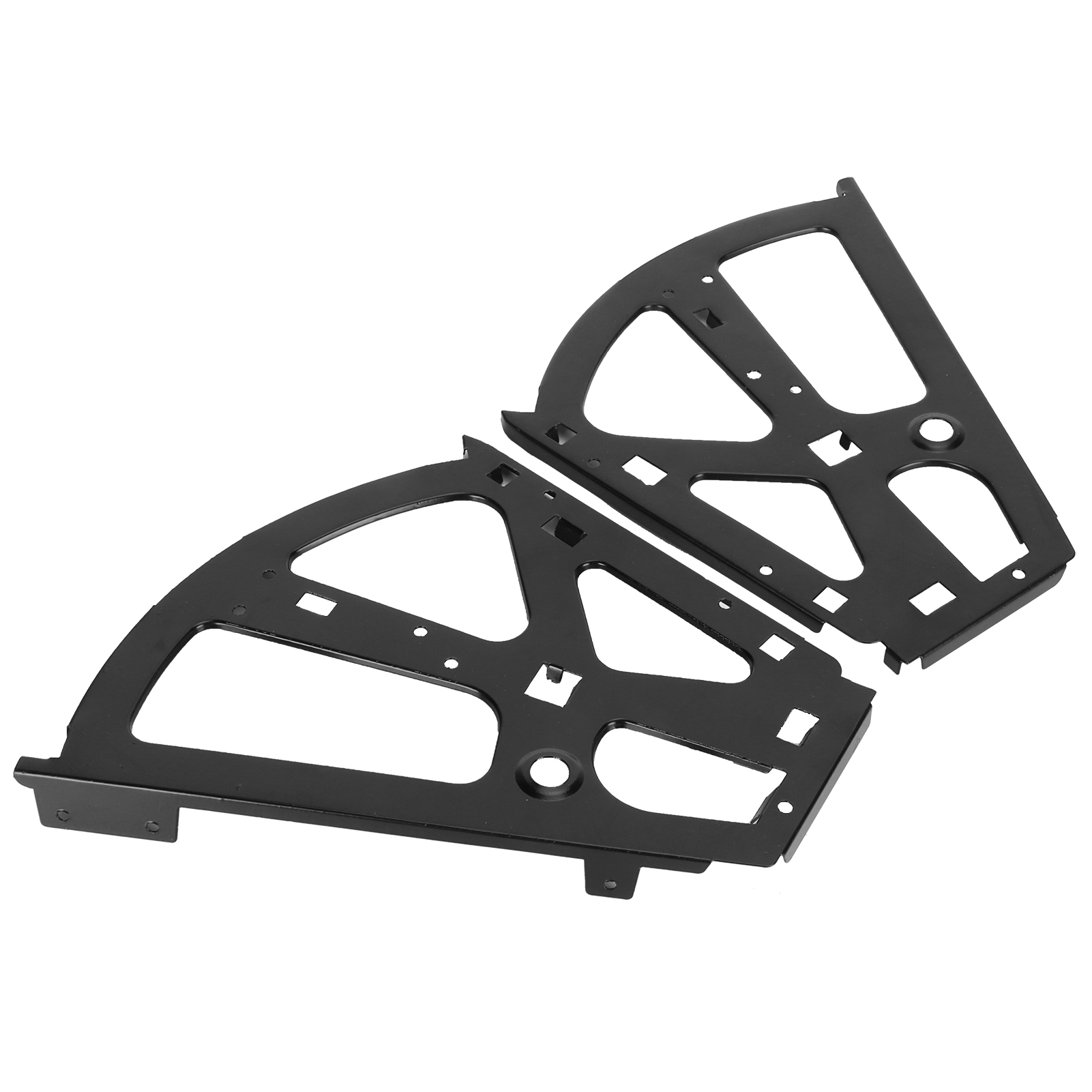 Schuhschrank Mit Scharnier, 2-stufigem Drehregal, Kaltgewalztem Stahl, Schwarzes Möbelaccessoire