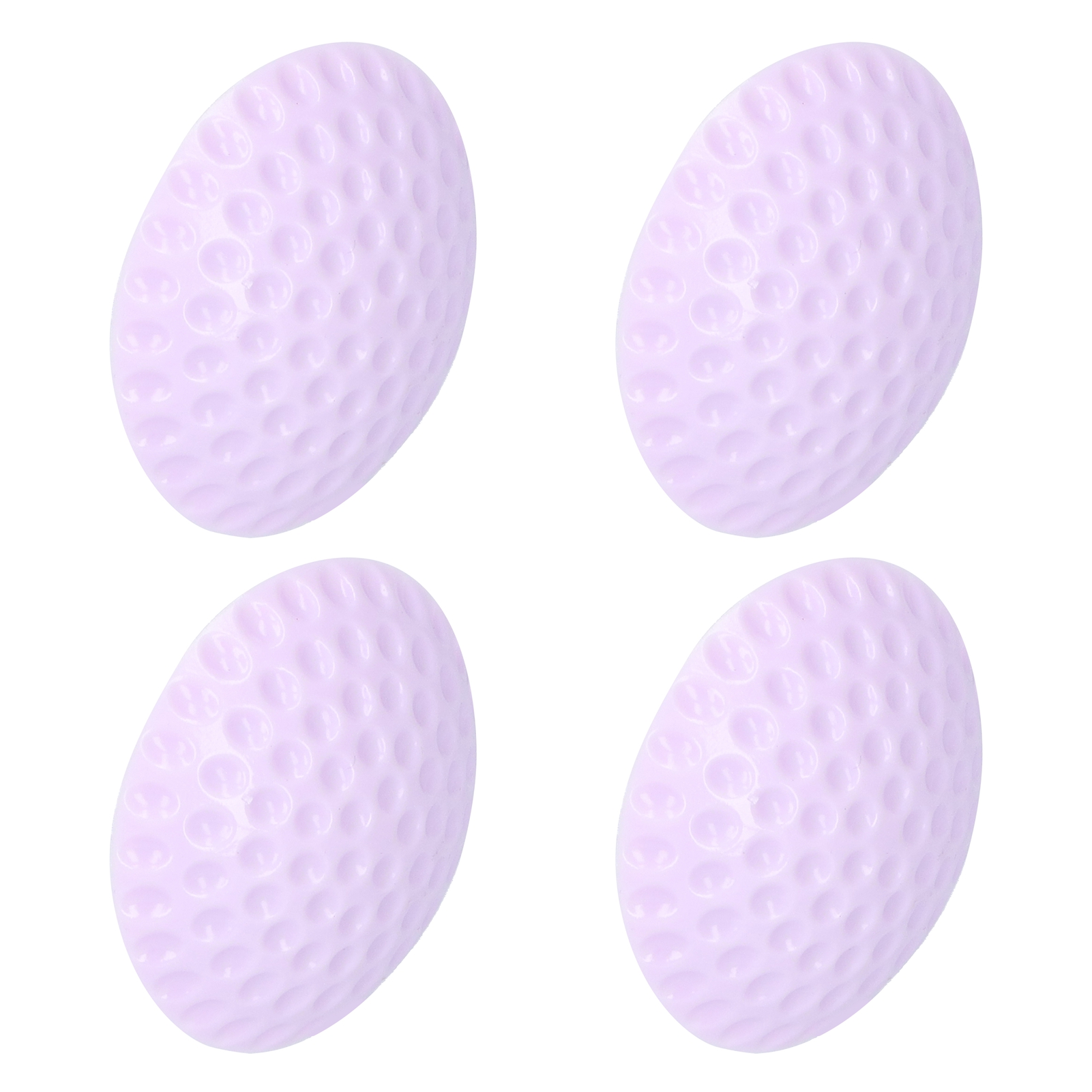Set Mit 10 Selbstklebenden Silikon-türstoppern, Lila Antikollisions-wandpuffern, Selbstklebenden Türschutzleisten