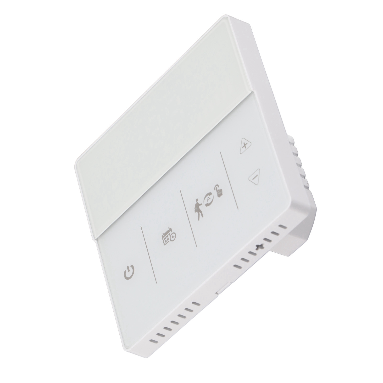 Intelligentes Wlan-thermostat Mit Digitalem Touchscreen Für Zuhause, Sprachsteuerung Und Steuerung Per Smartphone-app, 90 Bis 240 V, Weiß