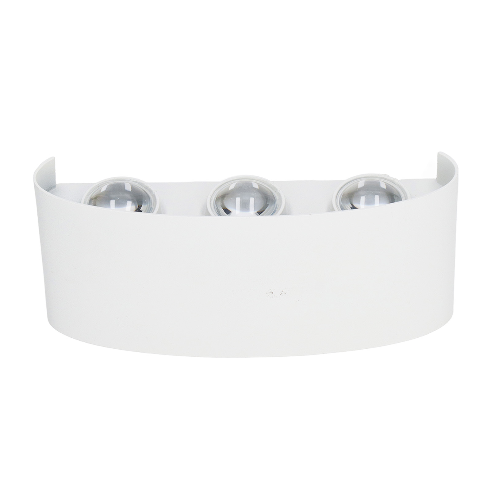 Moderne Led-wandleuchte Aus Wasserdichtem Aluminium, Weißes Gehäuse, Warmweißes Licht 90–265 V, Dekoratives Licht