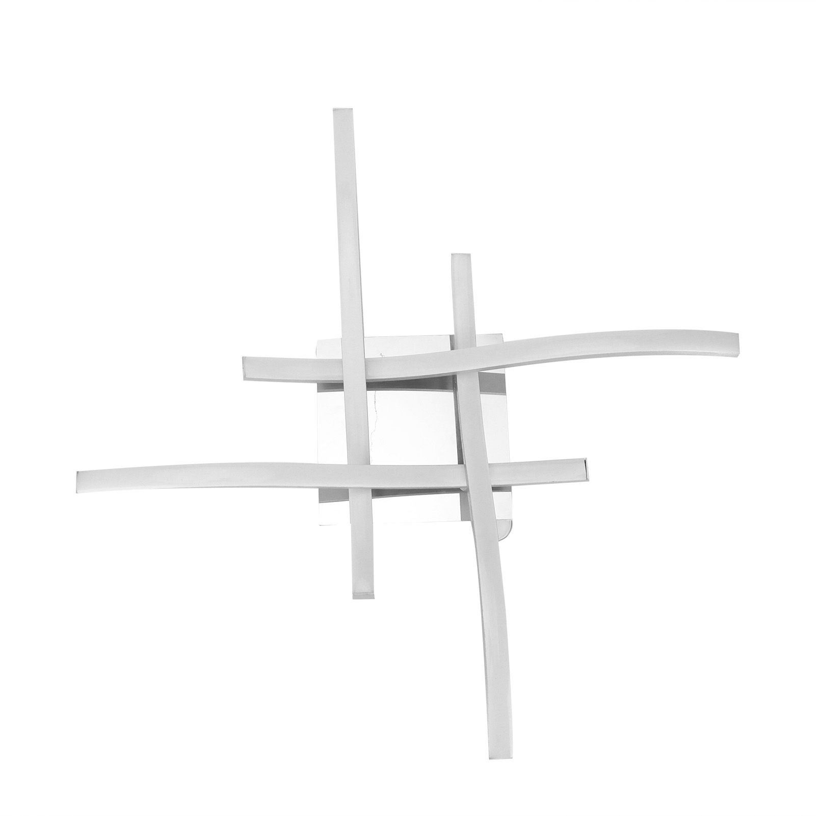 Moderne, Gebogene 25-w-led-deckenleuchte Für Wohnzimmer, Esszimmer, Schlafzimmer, Weißes Licht, 85–265 V
