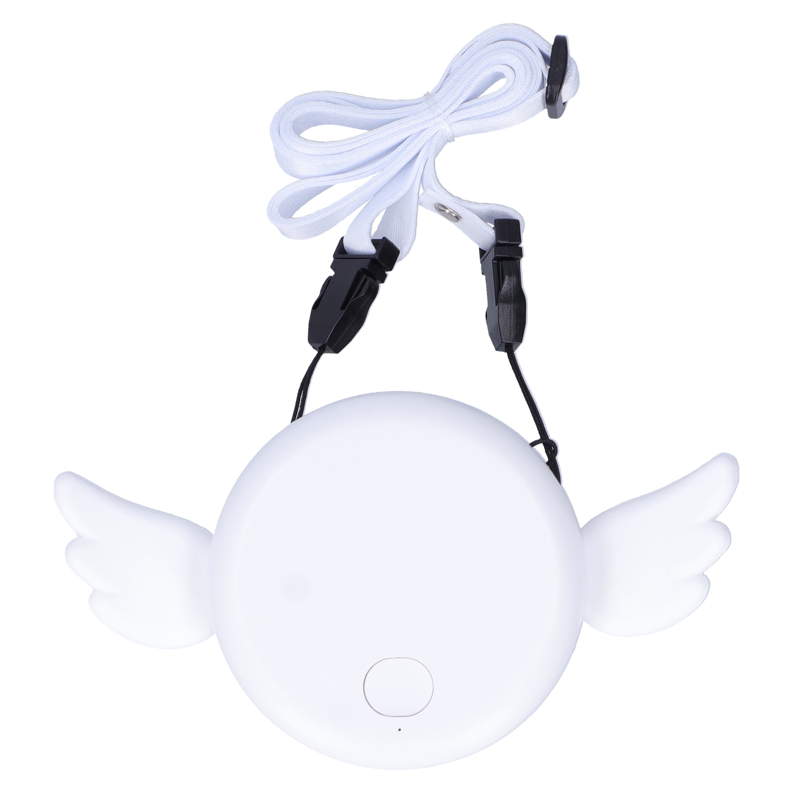 Verstellbarer, Klingenloser, Per Usb Aufladbarer Tragbarer Ventilator Zum Umhängen, Weiß, Für Den Innen- Und Außenbereich