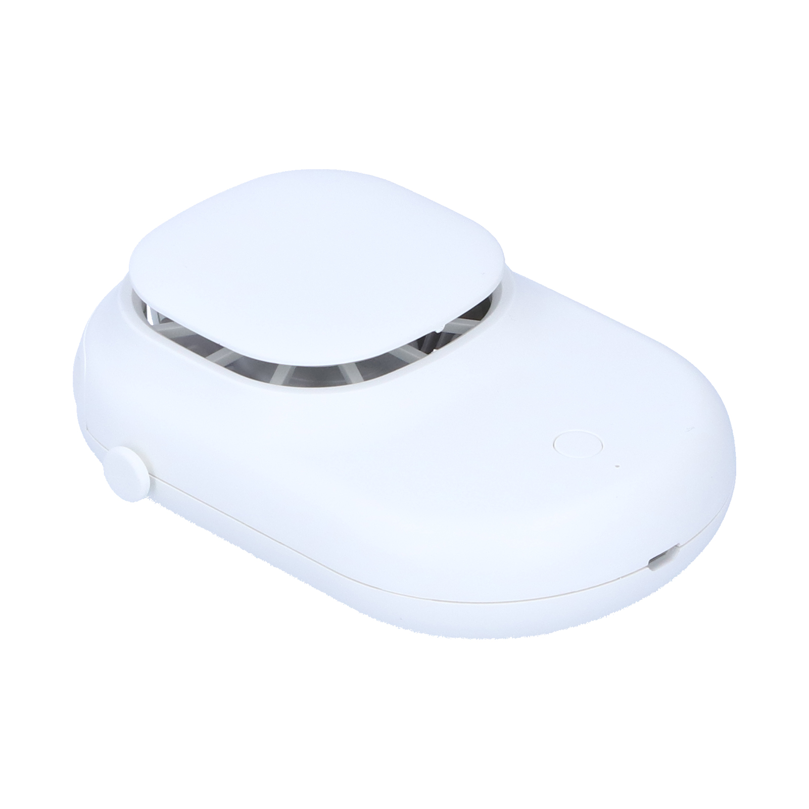 Mini-tragbarer, Leiser Ventilator Zum Umhängen, Weiß, Für Zuhause, Büro Und Im Freien.