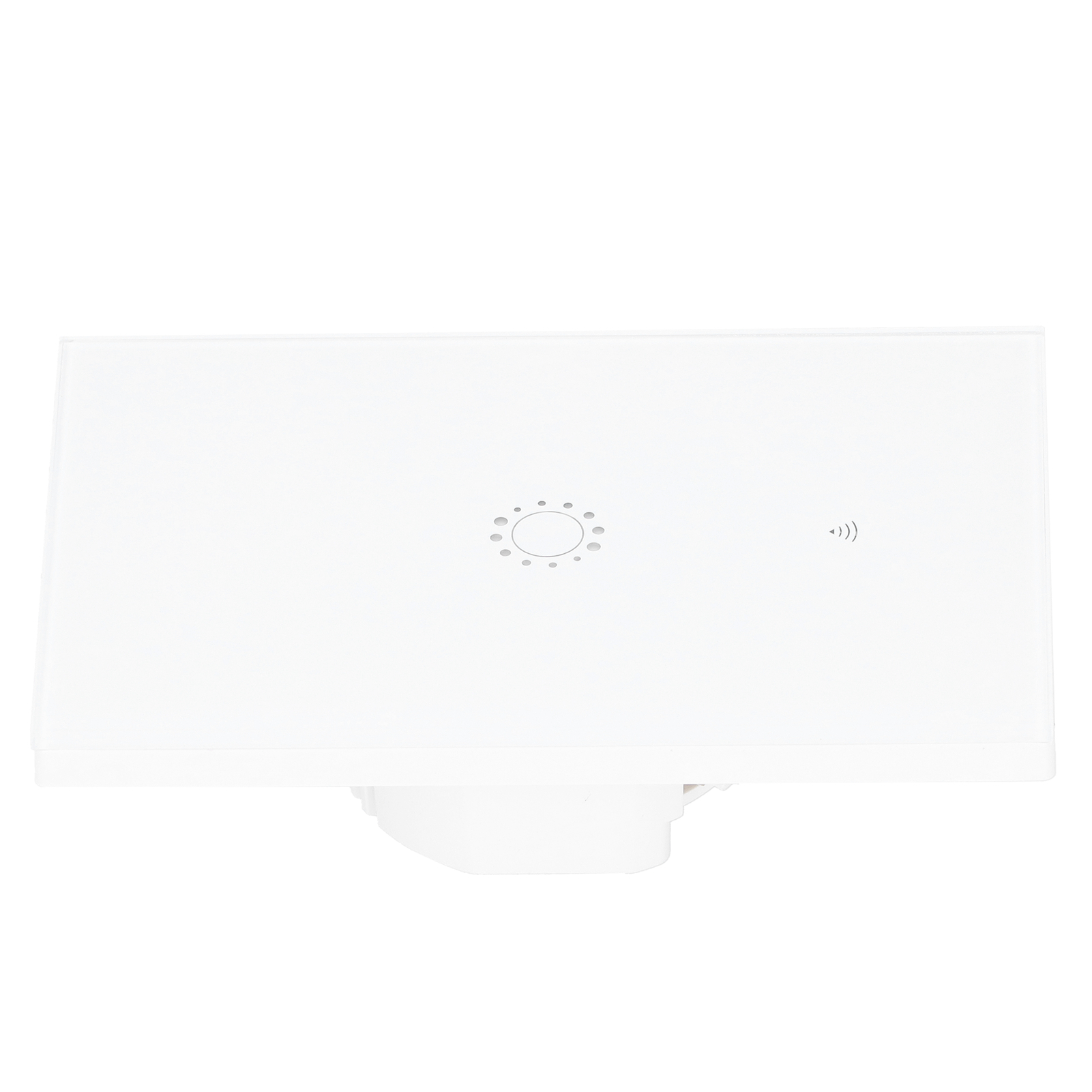 Smarter Wlan-lichtschalter Mit Touch-funktion, 1-wege-bedienung, Alexa-sprachsteuerung, Fernsteuerung Per App, Ac 95–250 V, Weiße Abdeckung