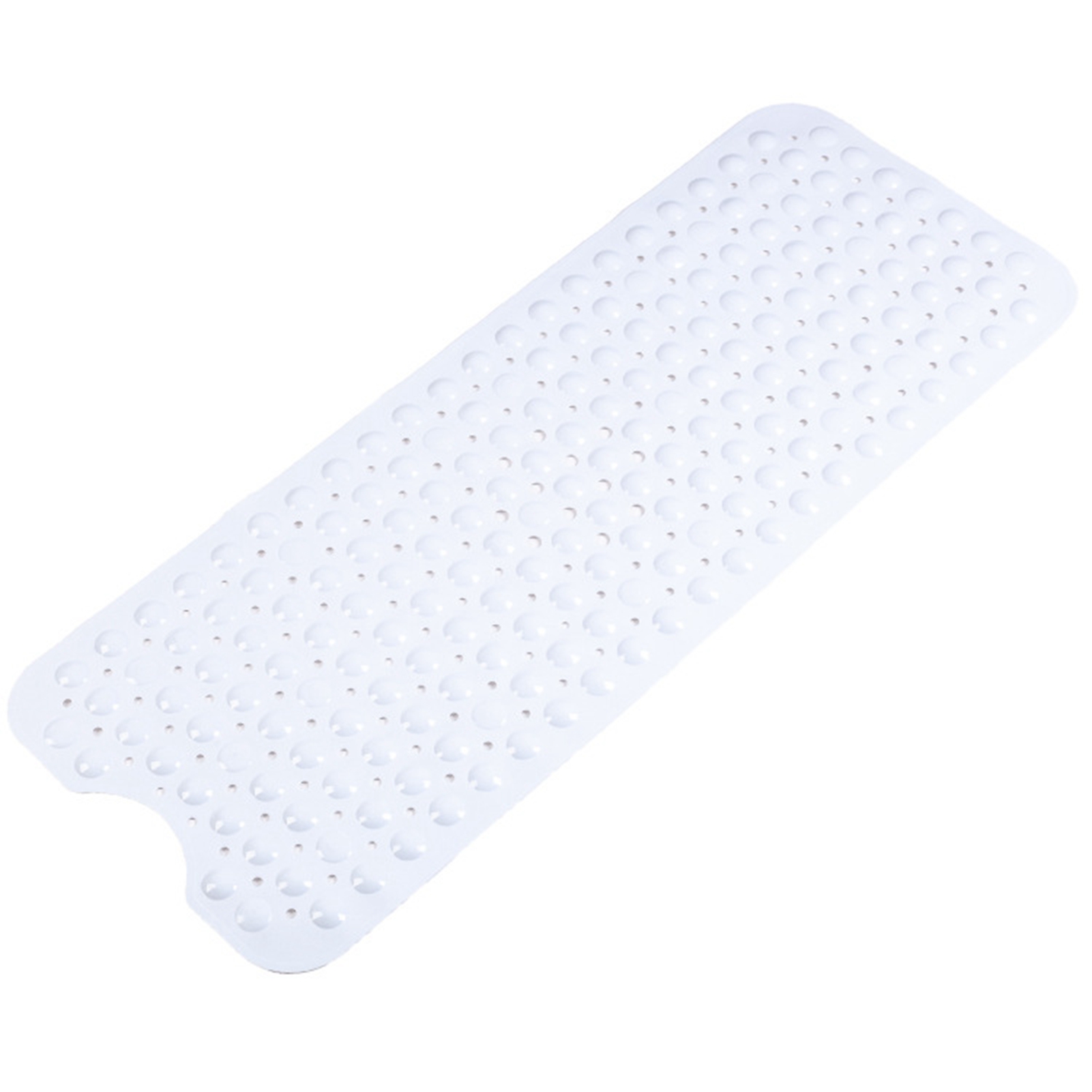 Rutschfeste Duschmatte 40x100 Cm Pvc, Langer Streifen Mit Saugnäpfen, Weiß, Für Badezimmer
