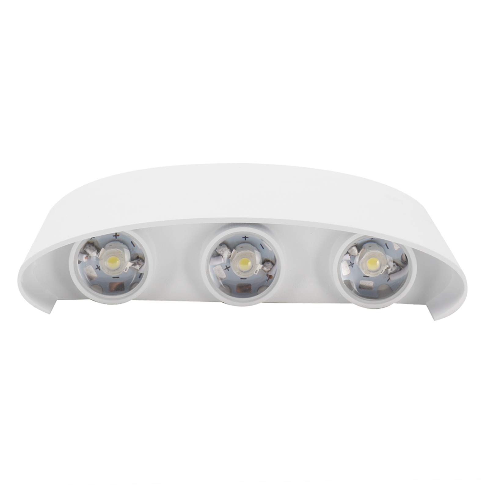 Moderne 6-w-wandleuchte Mit 6 Weißen Leds, Wasserdicht Nach Ip65, Verstellbar Nach Oben/unten, Außenbeleuchtung, Ac 85–265 V