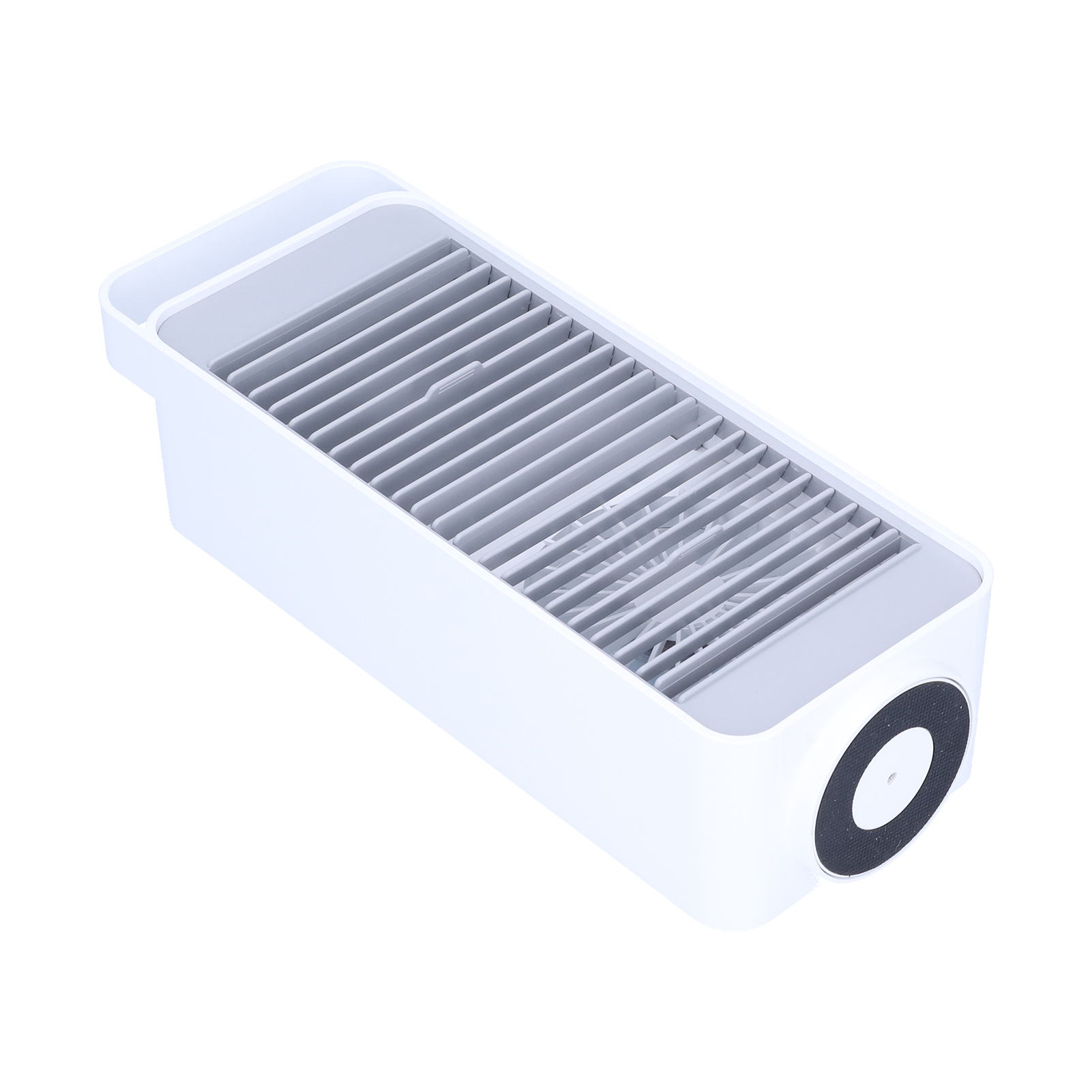 Wiederaufladbarer Usb-tischventilator Mit Zwei Rotierenden Propellern, Weiß, Für Büro, Zuhause Und Studentenwohnheim