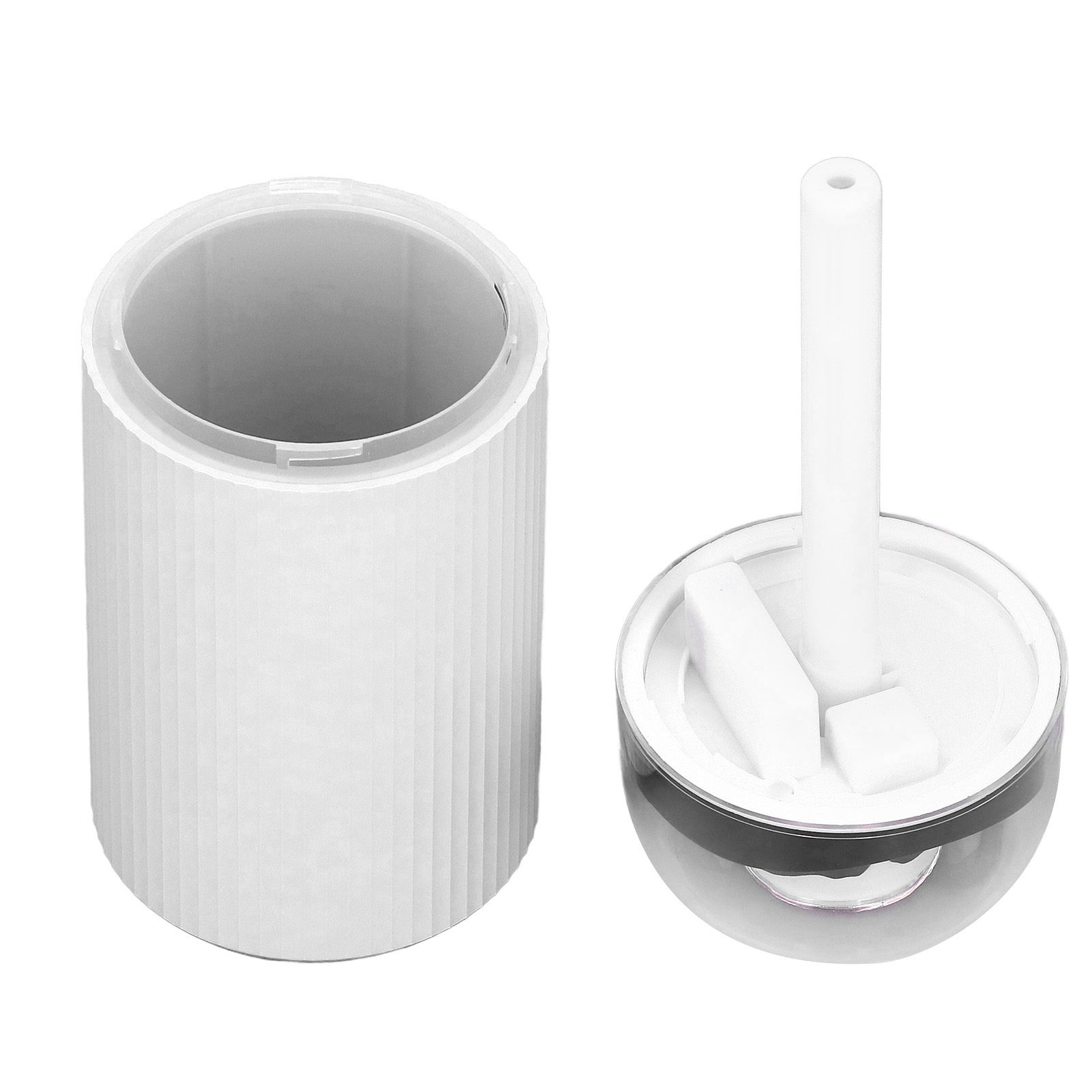 Mini-luftbefeuchter/spiegel 300 Ml 2-in-1 Mit Nachtlicht, Usb-anschluss, Weiß, 5 V, Für Auto, Büro, Tragbar, Leicht
