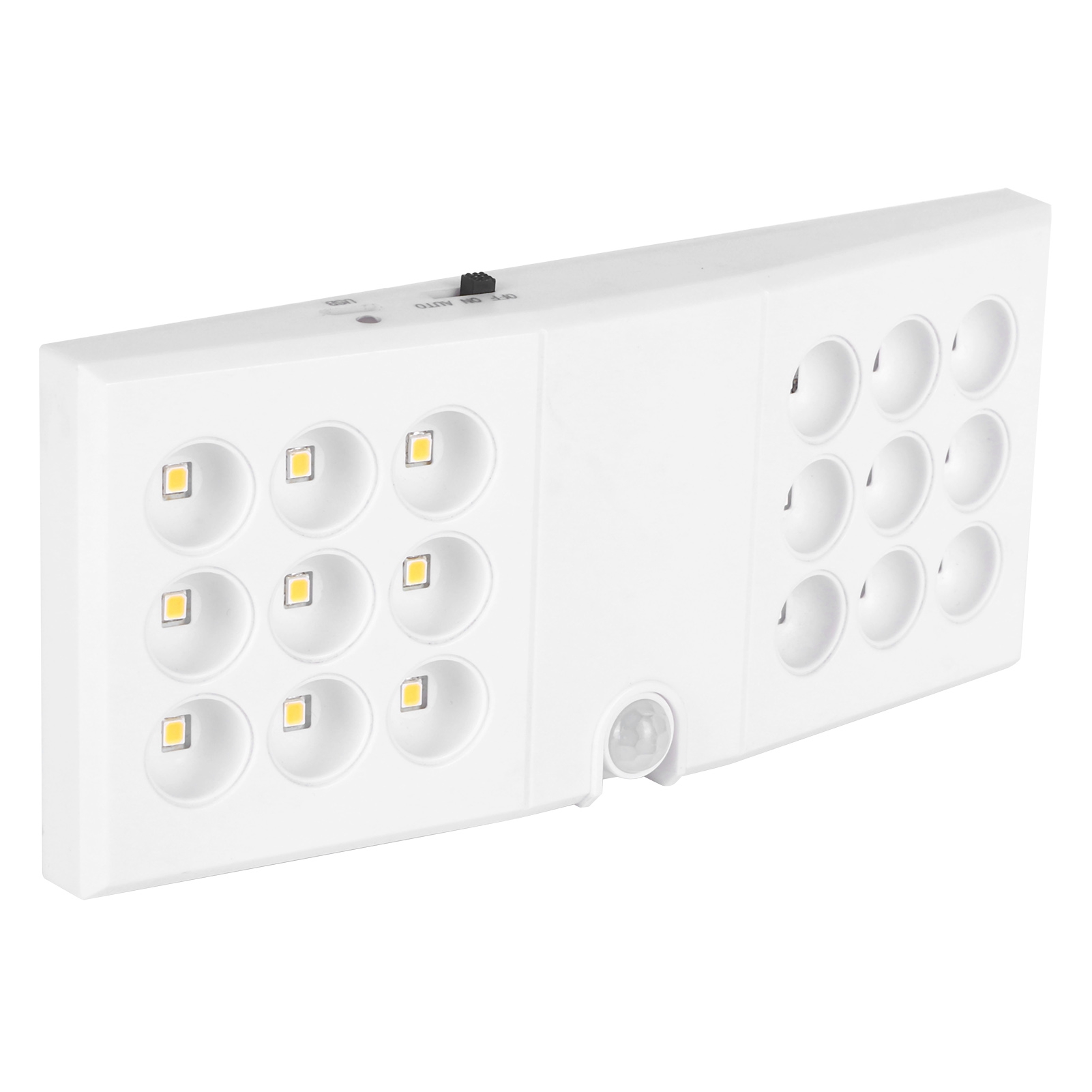 Led-leuchte Mit Usb-infrarot-pir-bewegungsmelder Für Kleiderschrank Und Garderobe, Warmweißes Licht, Automatisches Nachtlicht
