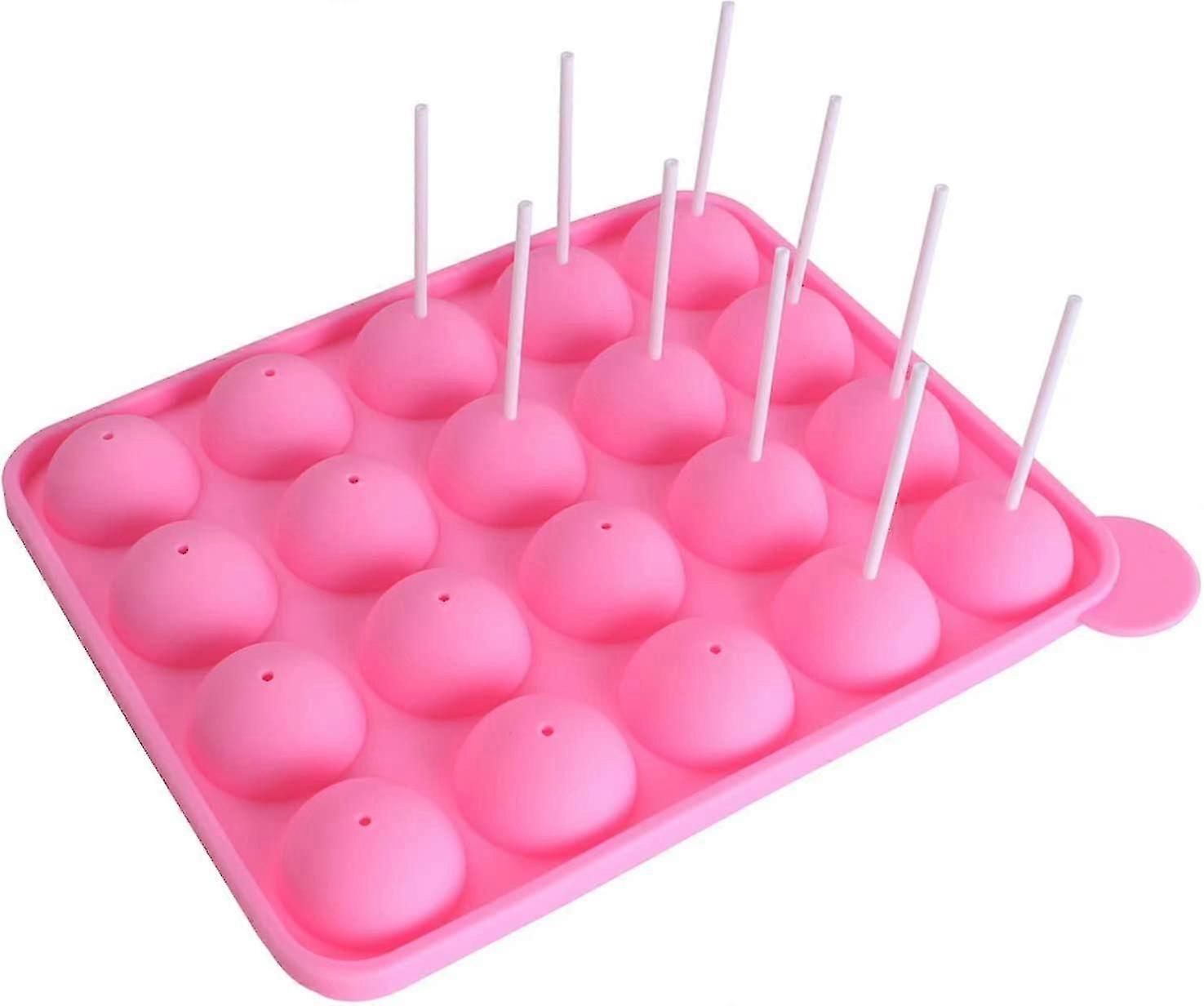 Silikon-backform Für 20 Cupcakes, Rosa, Mit 20 Mulden