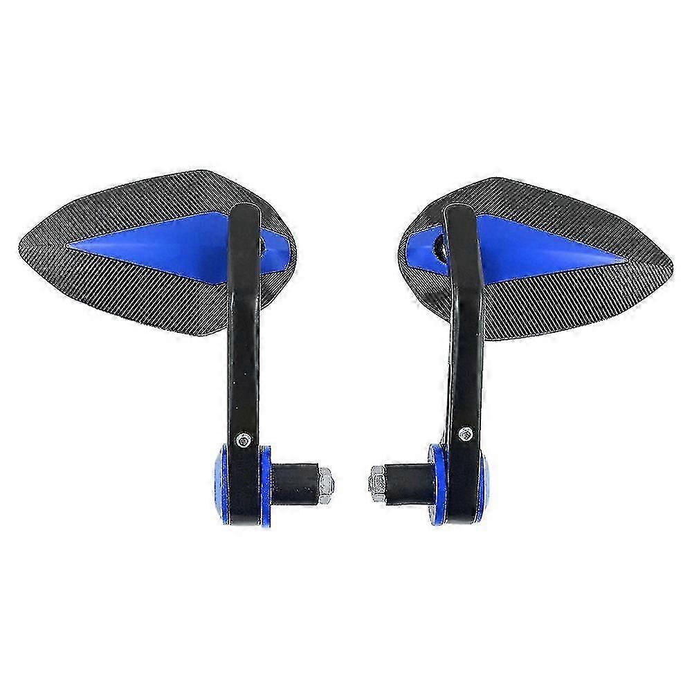 Motorrad-lenkerspiegel, Seitenspiegel Für Yamaha R6 R1 Mt 09 Tmax Xmax Wr 125 250 690 Für Duke 125 200 390 (blau)