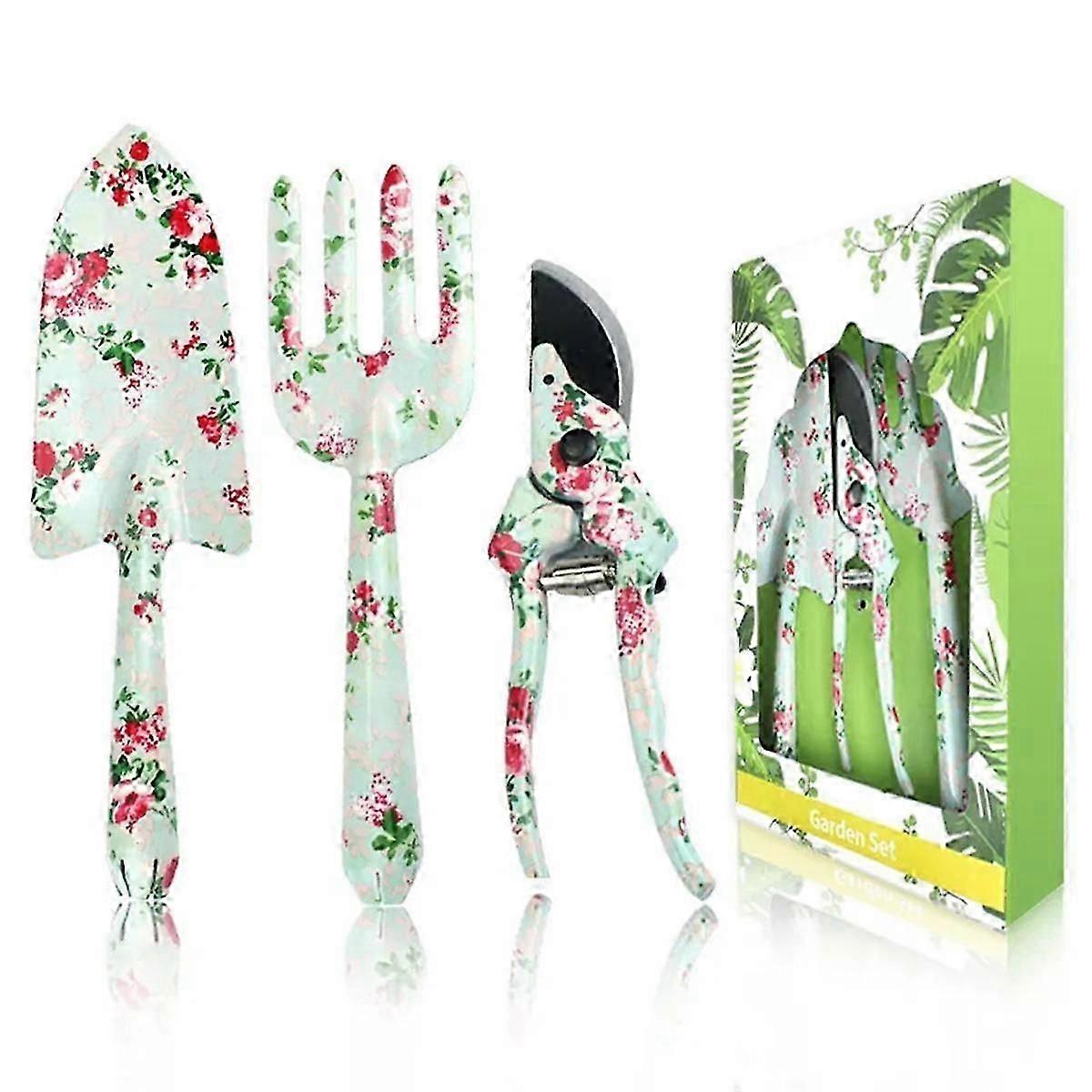 Gartengeräte-set, Robustes Gartenhandgeräte-set, Gartengeschenke Für Frauen, Handrechen Kultivator